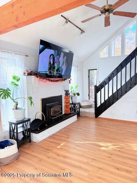 126 Dunchurch Drive Bushkill, PA 18324 - Photo 11 of 26 a view of a livingroom with furniture and a fireplace
