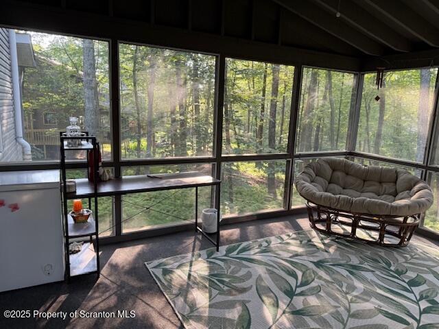 126 Dunchurch Drive Bushkill, PA 18324 - Photo 8 of 26 a living room with furniture and a floor to ceiling window