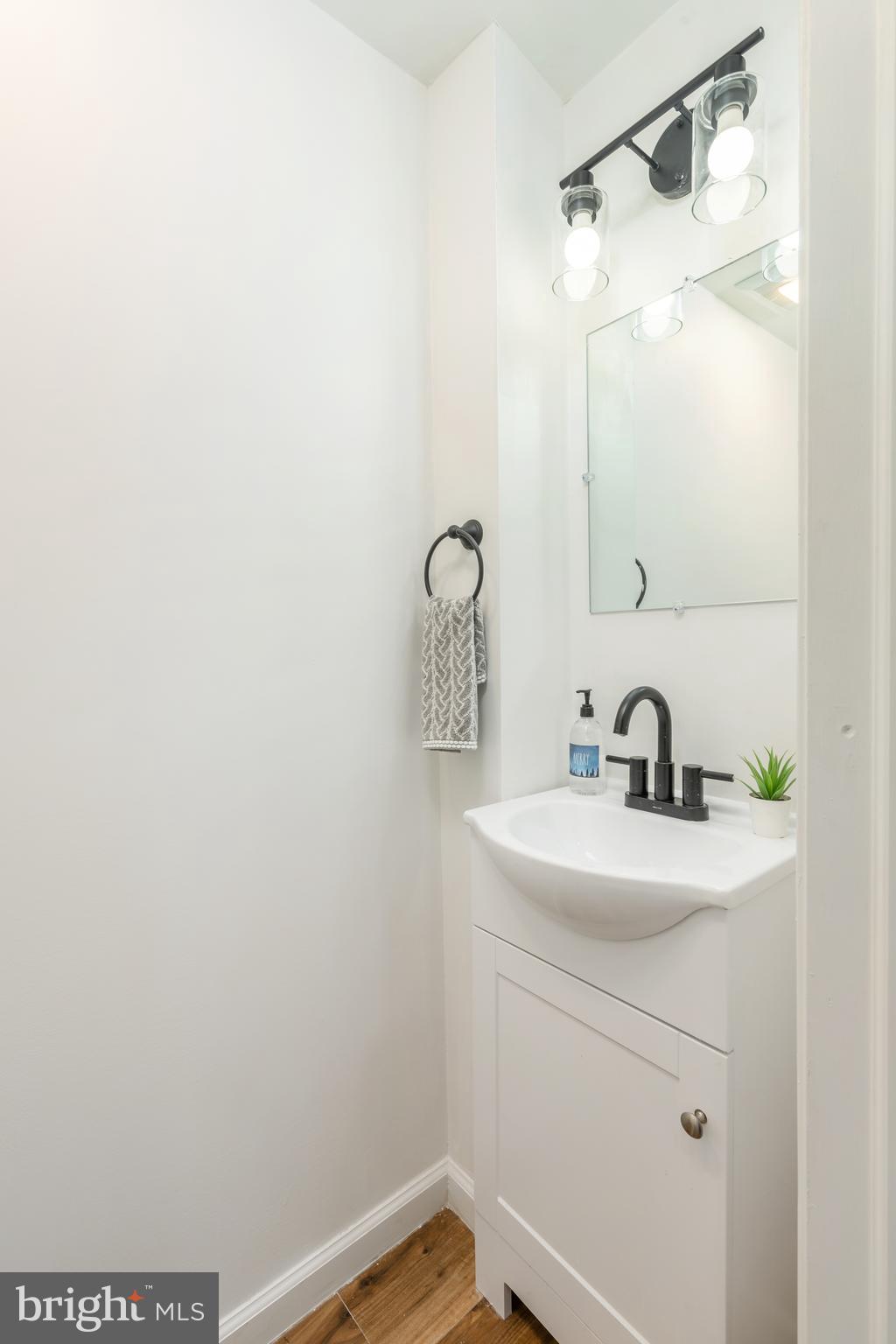 3312 North Bailey Street Philadelphia, PA 19129 - Photo 35 of 35 a bathroom with a sink and a mirror