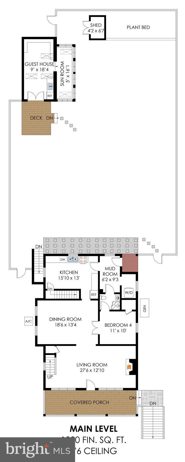 306 Rucker Place Alexandria, VA 22301 - Photo 60 of 63 Main level floor plans