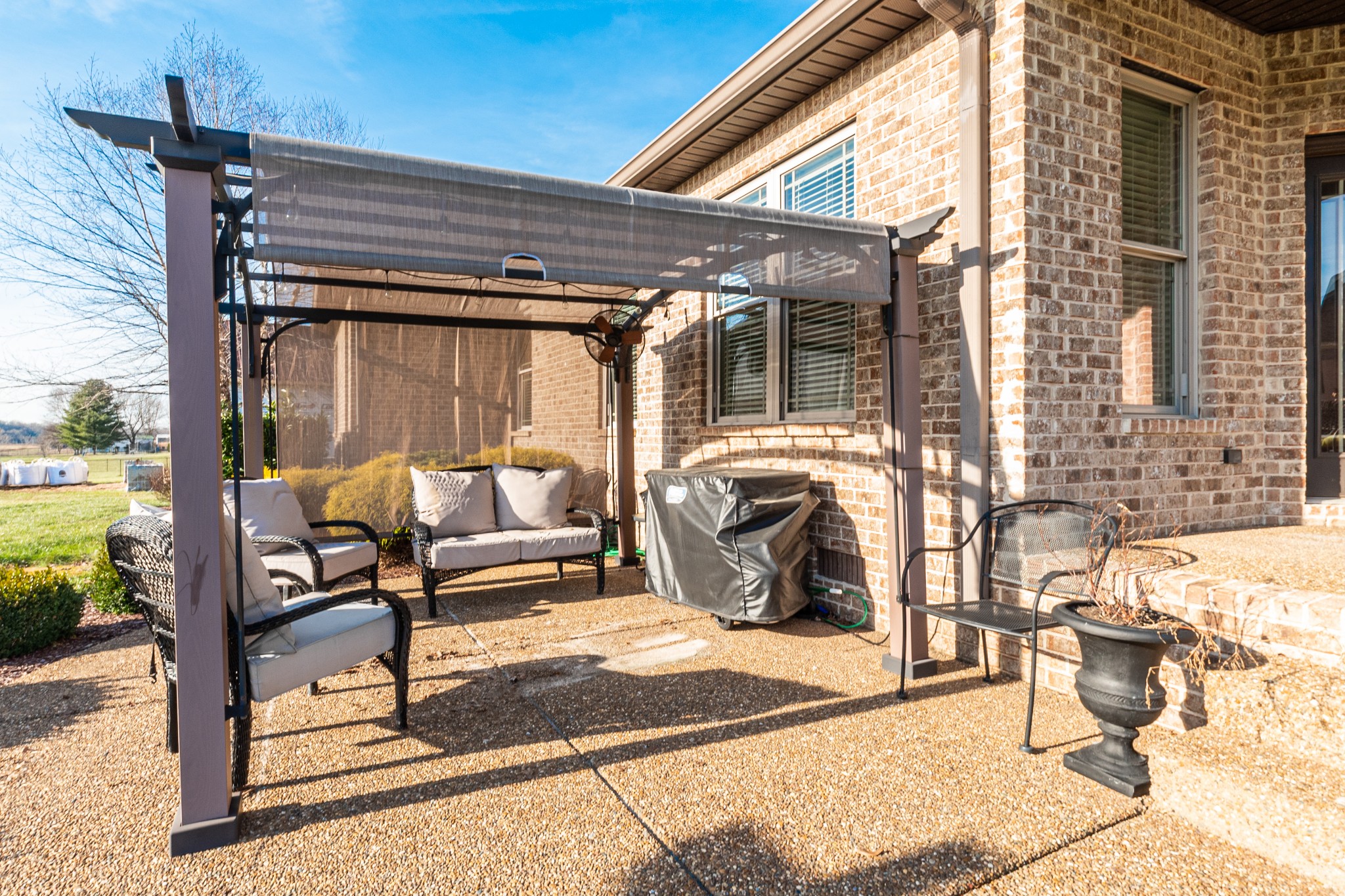 858 Coker Ford Road Portland, TN 37148 - Photo 29 of 30 a view of a patio with a table and chairs
