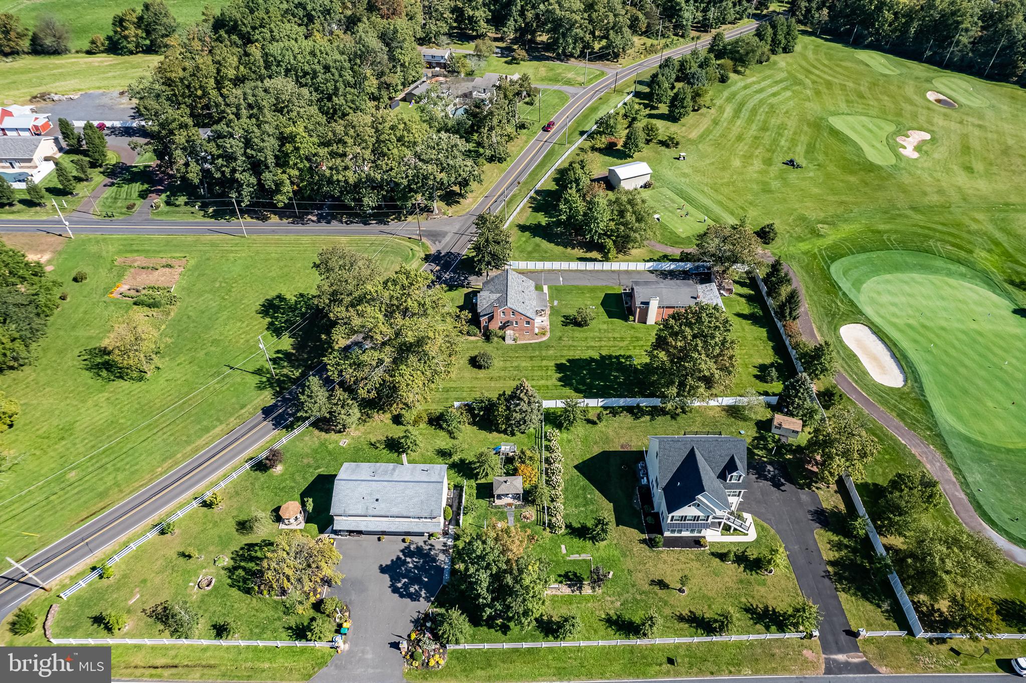 719 Bergey Road Telford, PA 18969 - Photo 84 of 84 aerial shot of fully fenced 2 structures