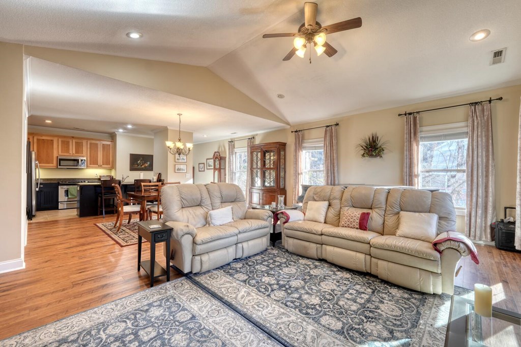 1405 Lakeside Road Hiawassee, GA 30546 - Photo 7 of 37 a living room with furniture and wooden floor