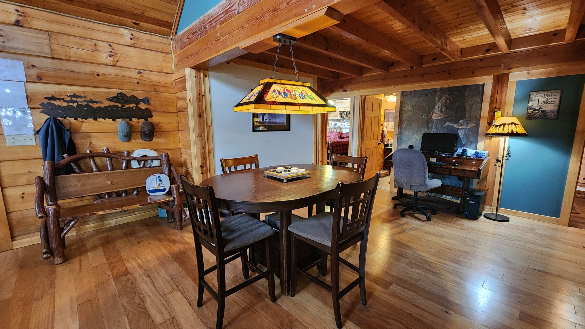 5615 Eastport Road Alpine, TN 38543 - Photo 24 of 83 a view of a dining room with furniture and chandelier