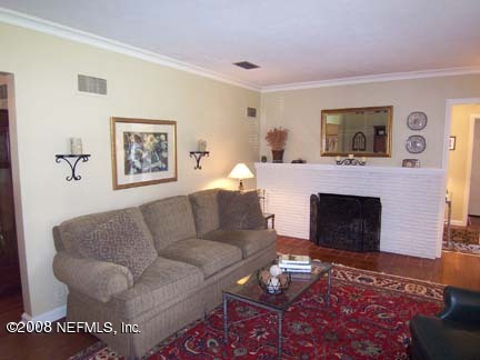 4144 Churchwell Road Jacksonville, FL 32210 - Photo 4 of 16 Living room fireplace