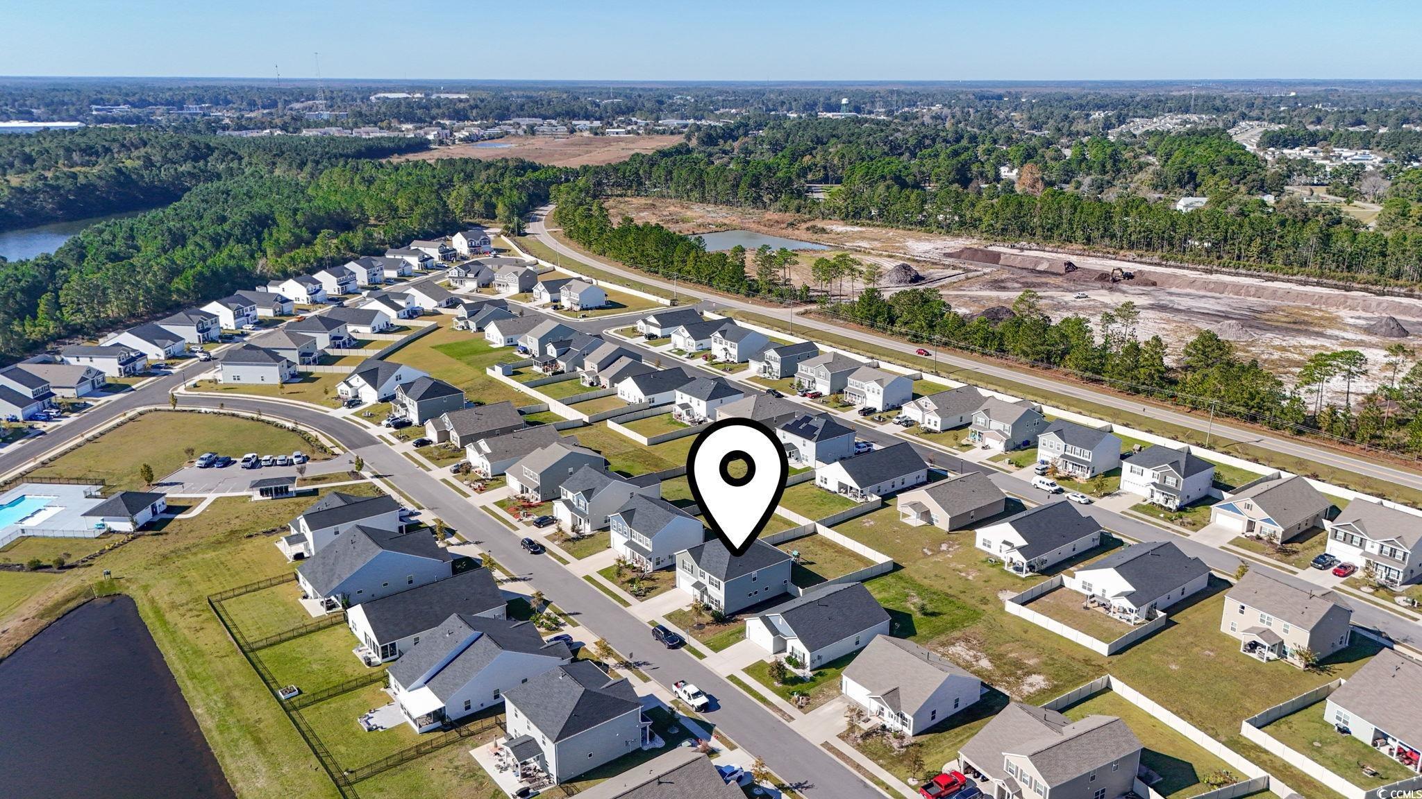 733 Lambeth Lane Conway, SC 29526 - Photo 39 of 40 View of property location with nearby suburban area and a nearby body of water