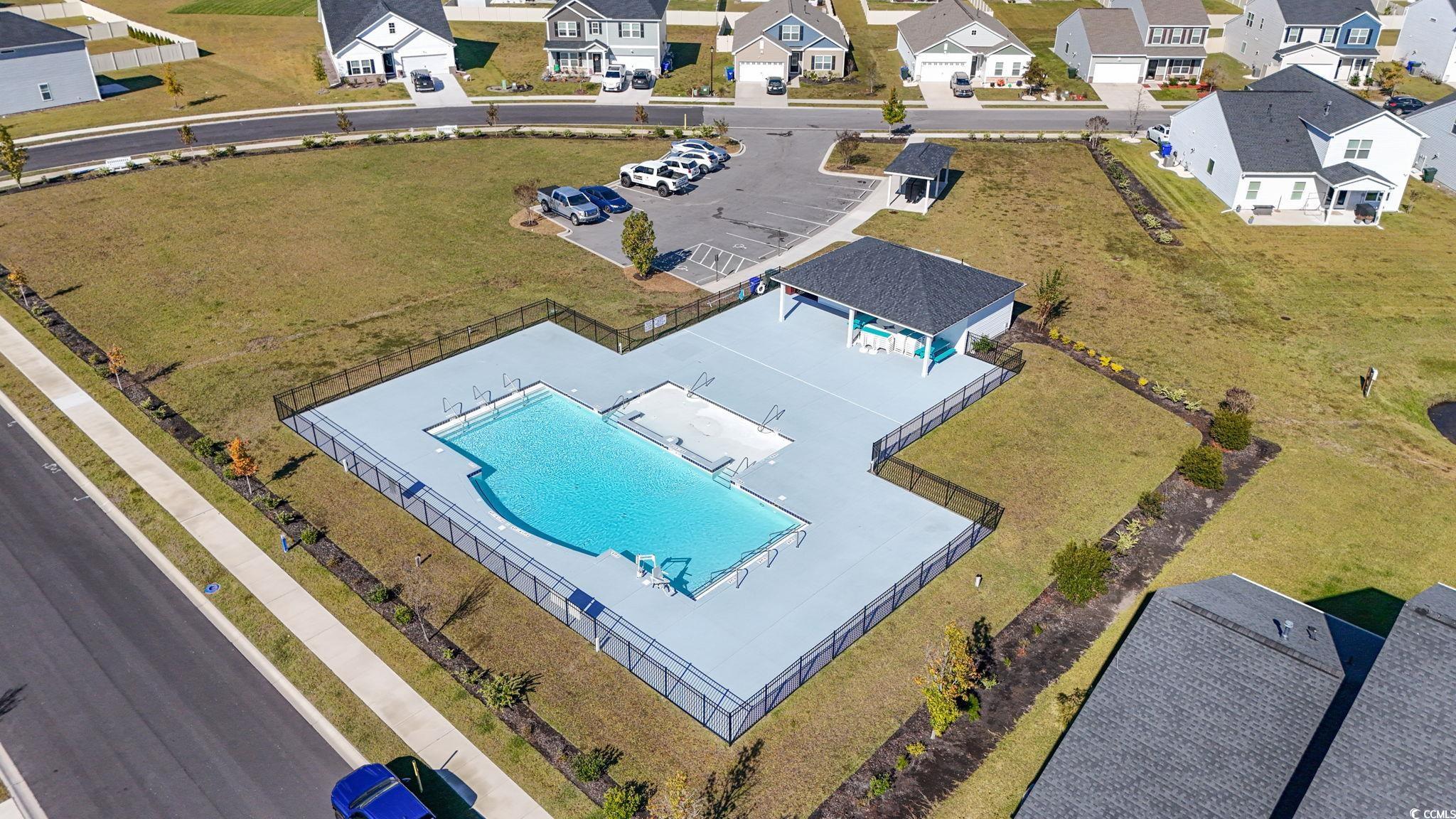 733 Lambeth Lane Conway, SC 29526 - Photo 40 of 40 Aerial view of residential area with a pool area