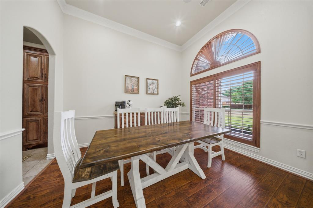 603 Cedar Drive Pilot Point, TX 76258 - Photo 9 of 39 Formal dining area featuring rich wood-finish flooring