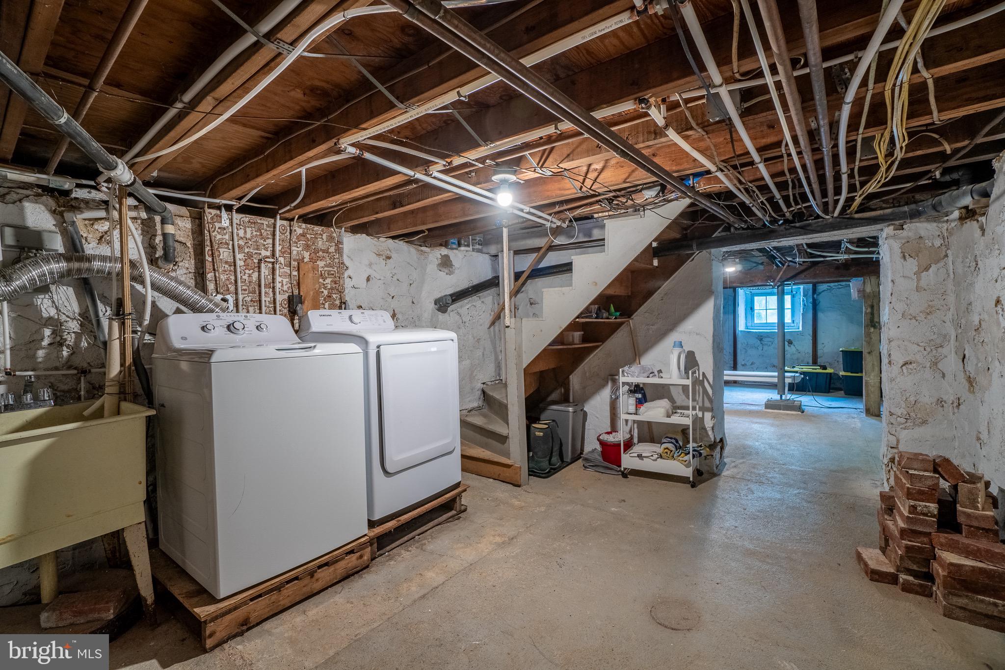 1446 Conestoga Road Chester Springs, PA 19425 - Photo 25 of 37 Basement with Laundry