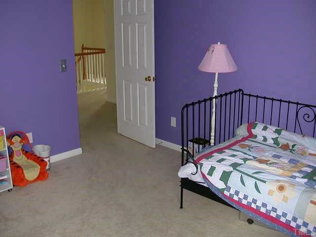 7421 Lowell Ridge Road Raleigh, NC 27616 - Photo 4 of 10 Large second bedroom with great closet space and hanging mirror