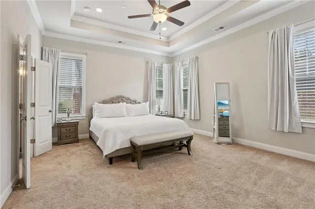 a bathroom with a tub and shower