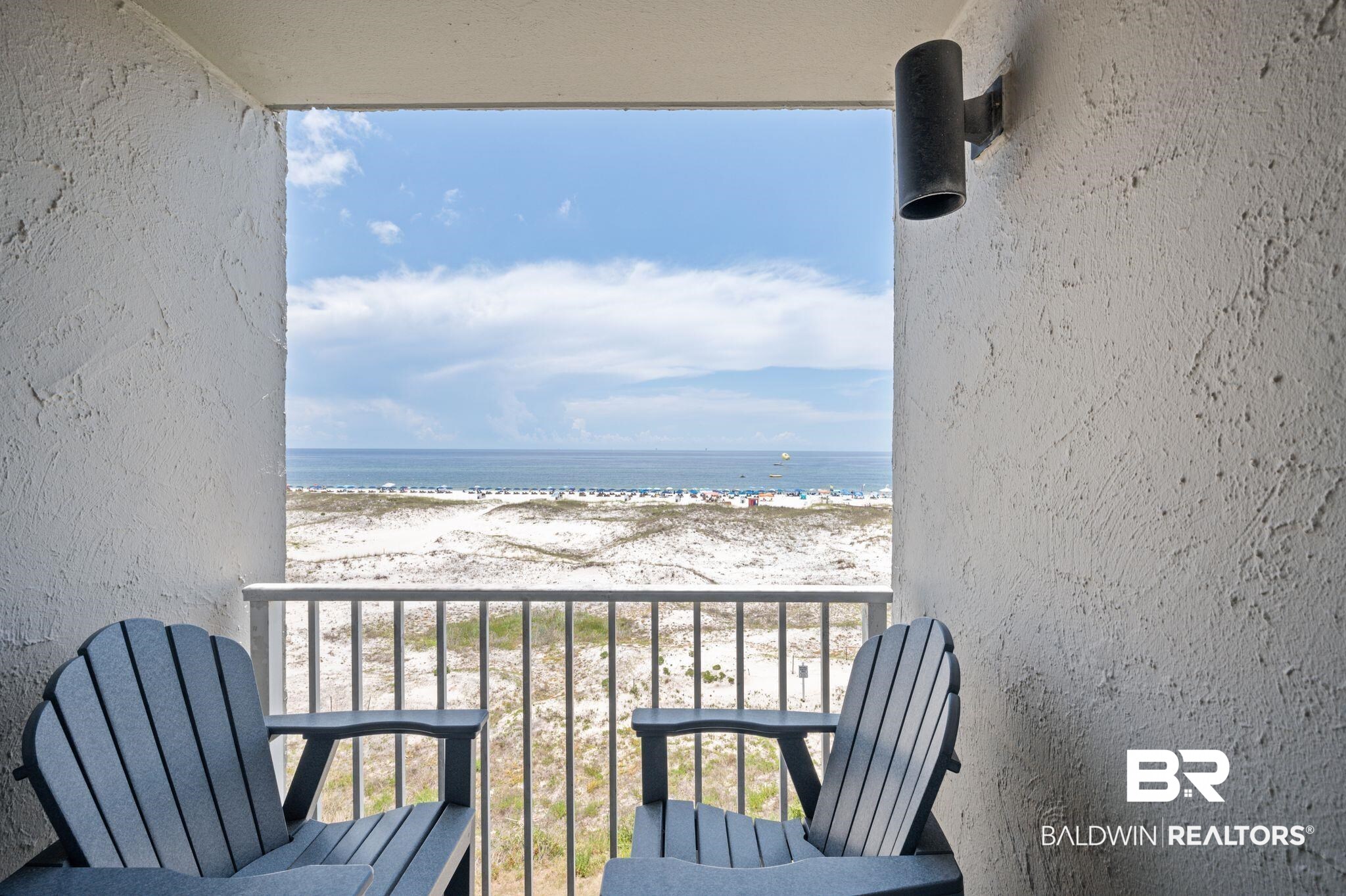 375 Plantation Road, Unit 5304 Gulf Shores, AL 36542 - Photo 16 of 42 Balcony featuring view of water and beach