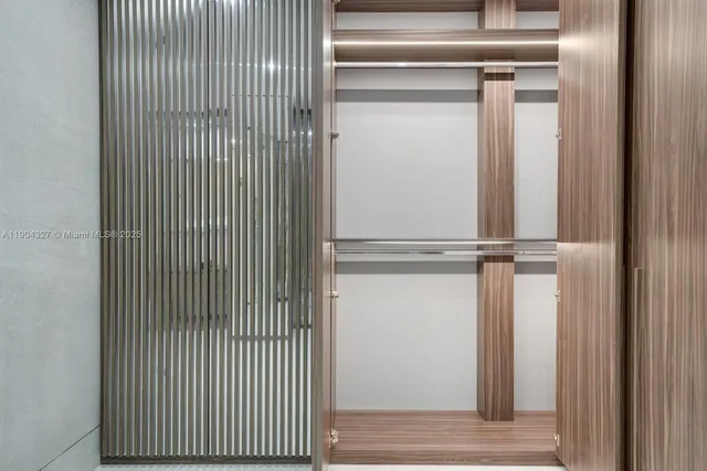 a view of a livingroom with wooden floor