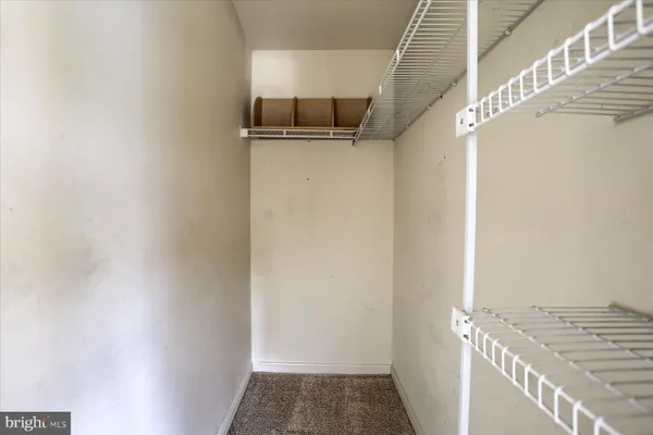 a view of walk in closet