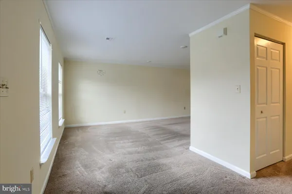 a view of an empty room