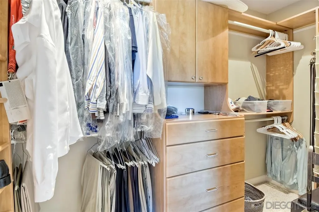 3622 Garner Place Encinitas, CA 92024 - Photo 21 of 25 a view of walk in closet and kitchen view