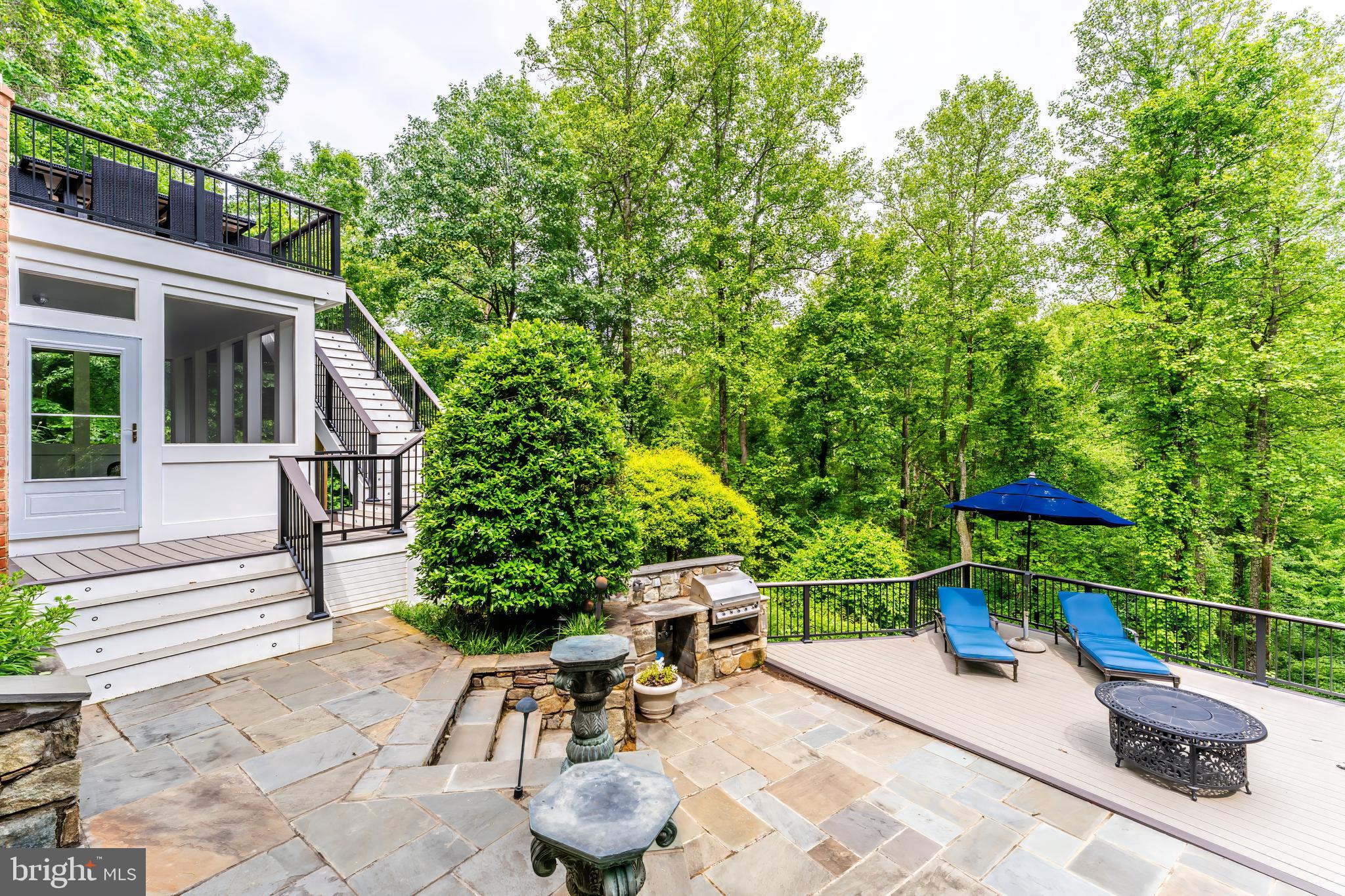 891 Chinquapin Road McLean, VA 22102 - Photo 72 of 78 Screen Porch to cookout on the patio