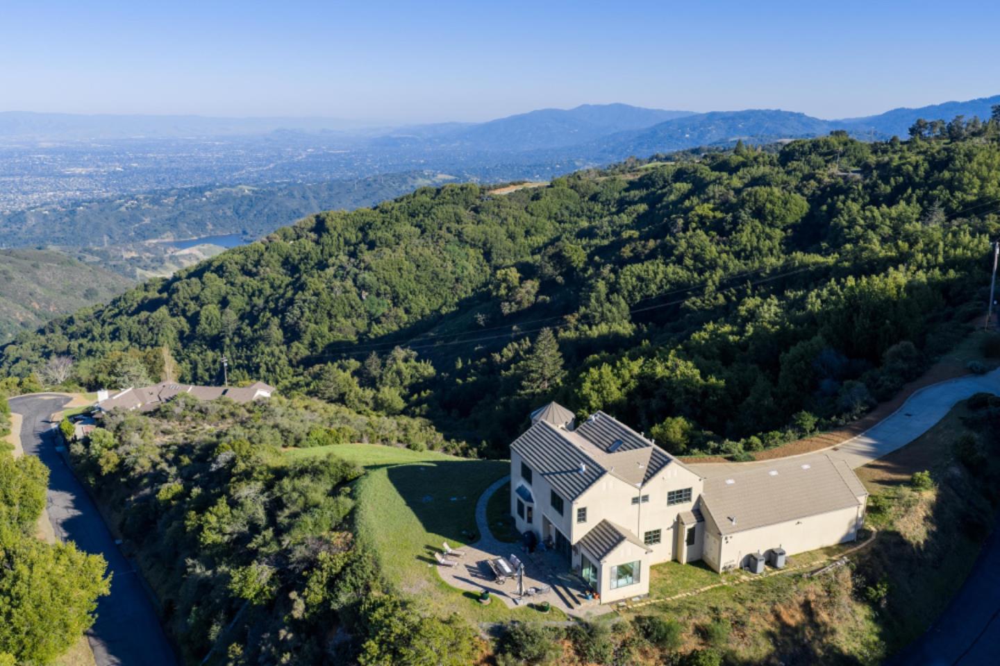 17599 Montebello Road Cupertino, CA 95014 - Photo 63 of 83 an aerial view of a house with a yard
