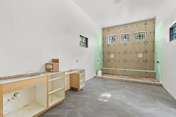 view of bathroom with bathtub
