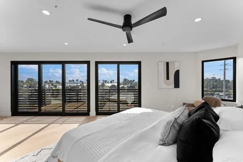 a bathroom with double vanity sinks double vanity shower and a mirror