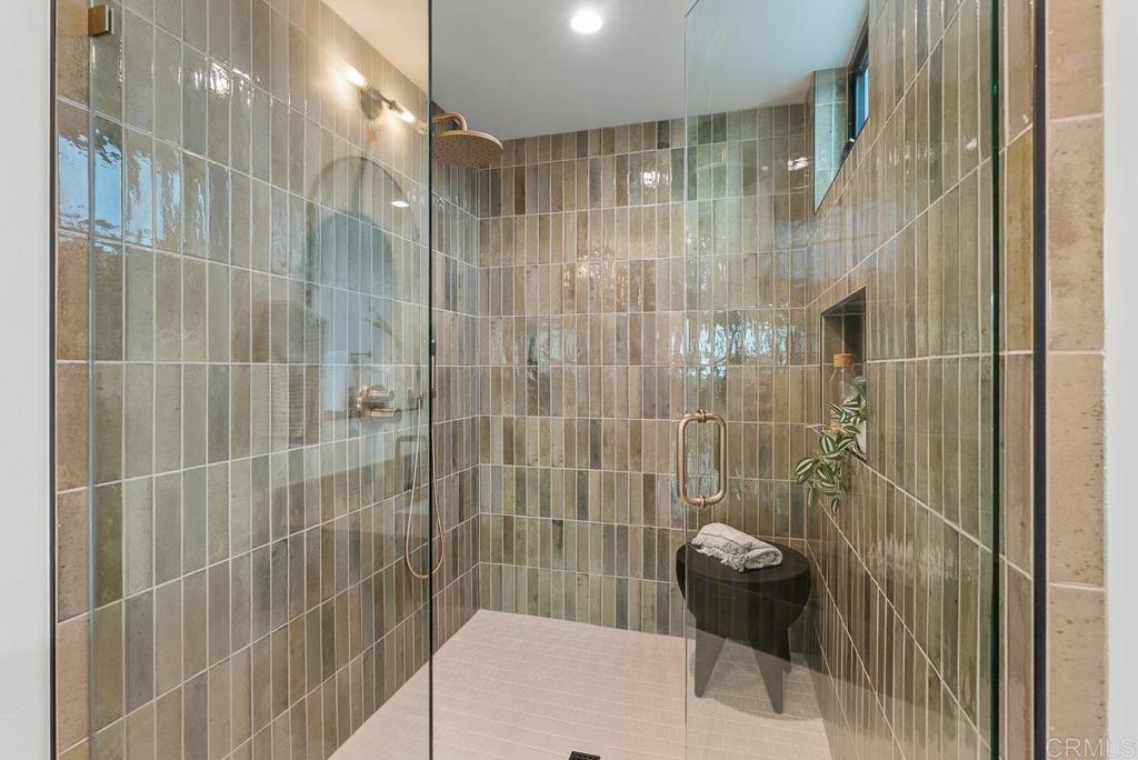 4224 Tonopah Avenue San Diego, CA 92110 - Photo 18 of 38 a bathroom with a shower and a toilet