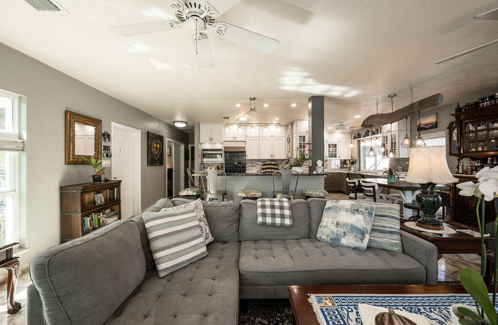 1407 Rose Street Key West, FL 33040 - Photo 21 of 74 a living room with furniture and a view of kitchen