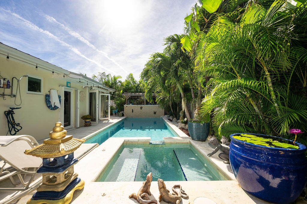 1407 Rose Street Key West, FL 33040 - Photo 56 of 74 a view of yard from deck having patio