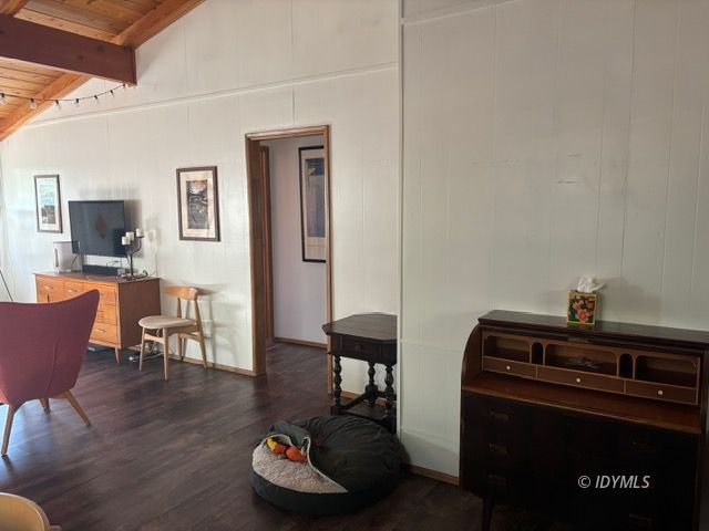 25405 Seneca Road Idyllwild, CA 92549 - Photo 18 of 27 a living room with furniture and a wooden floor