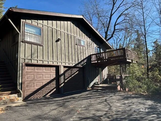 a view of outdoor space and deck
