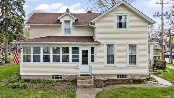 a house view with a backyard space