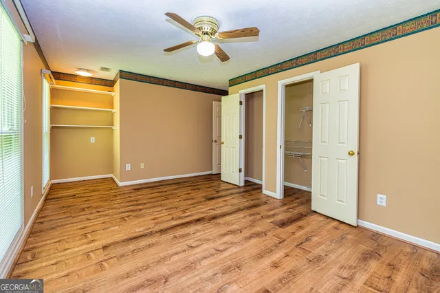 a view of a lake with a outdoor space