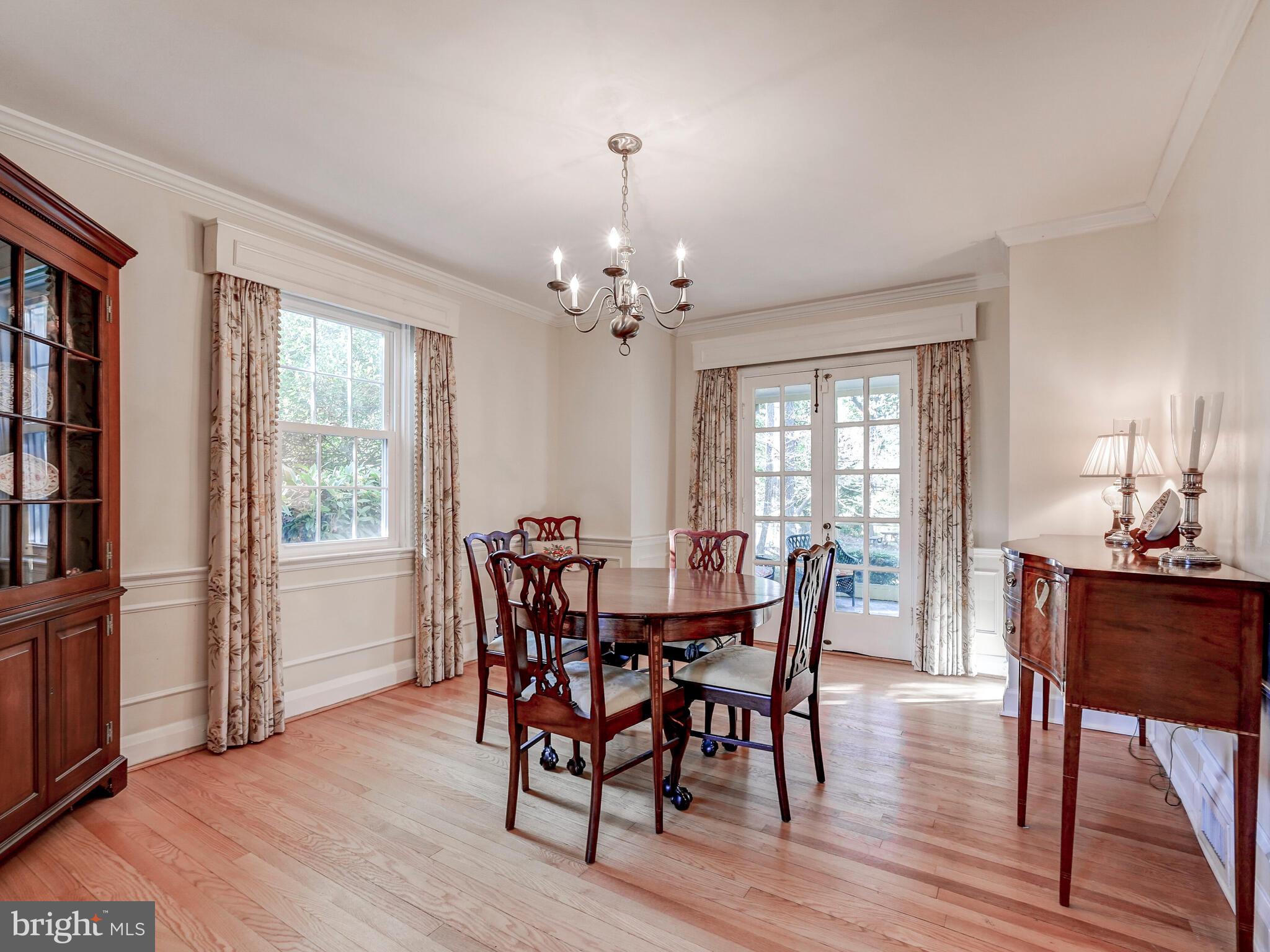 208 North Tyrone Road Baltimore, MD 21212 - Photo 12 of 28 Double doors leading to a screened-in porch