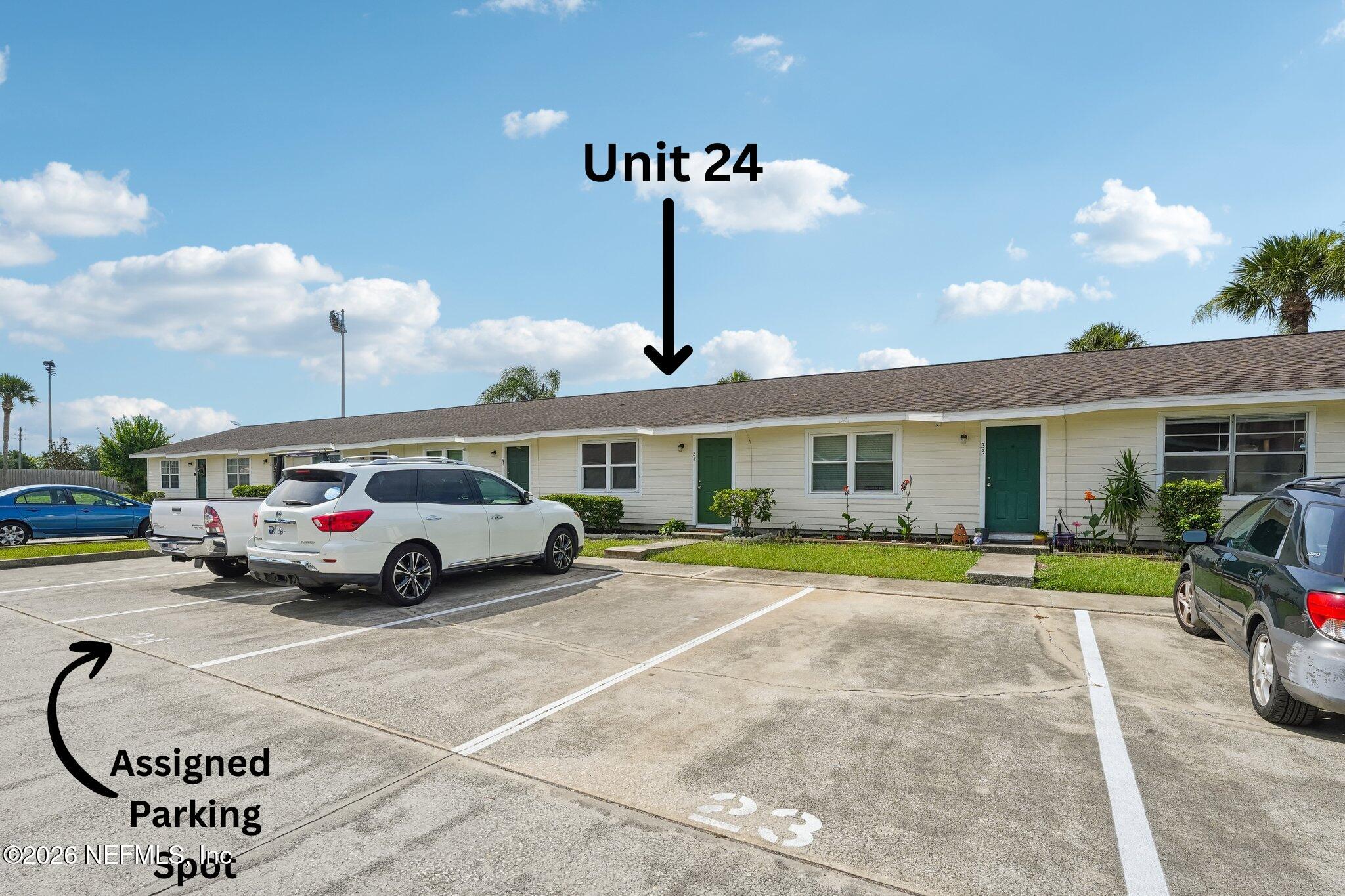 1845 Old Moultrie Road, Unit 24 St. Augustine, FL 32084 - Photo 2 of 11 Unit 24 Parking