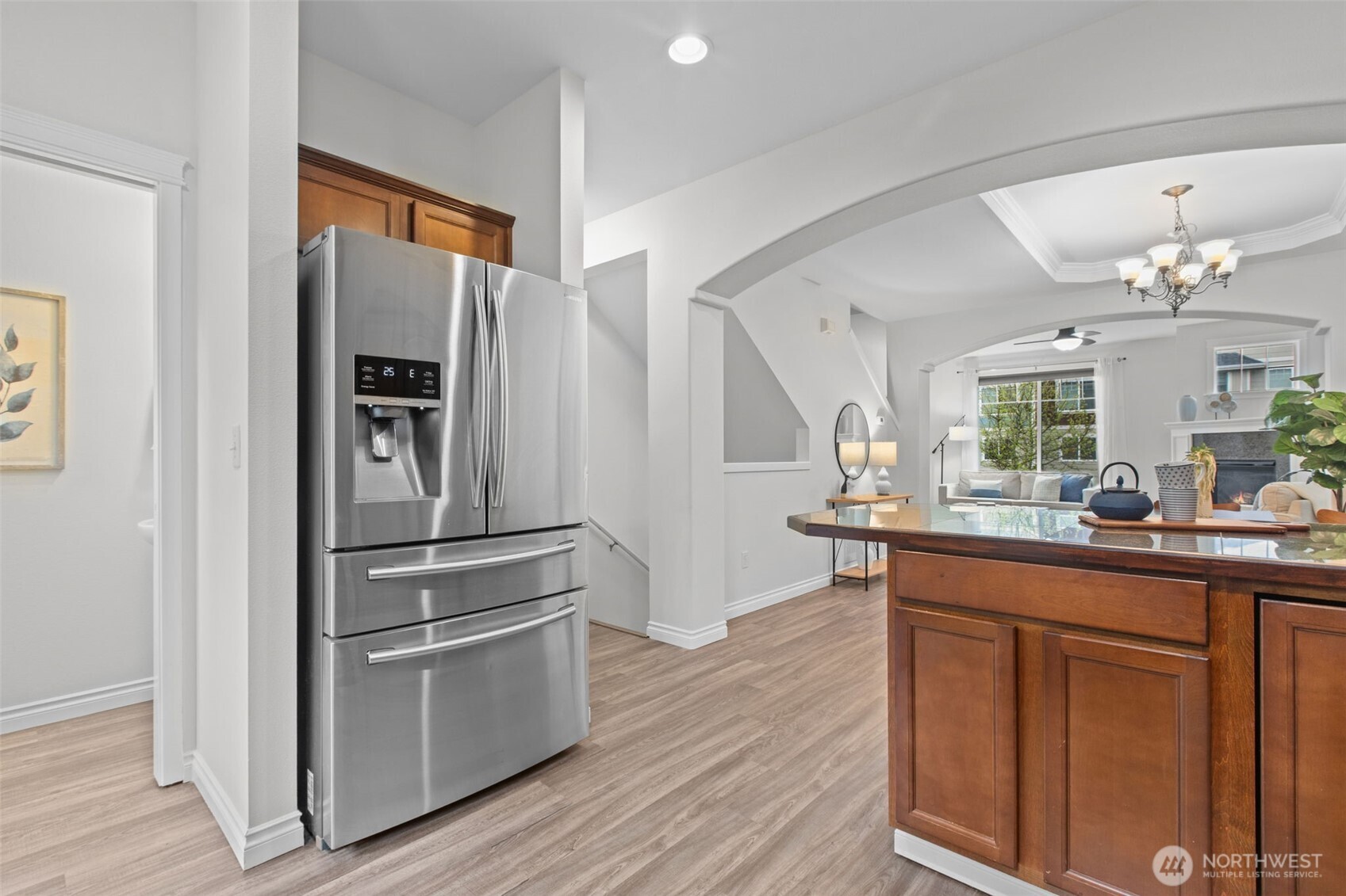 532 Pilchuck Path Everett, WA 98201 - Photo 6 of 37 a kitchen with stainless steel appliances a refrigerator and a sink