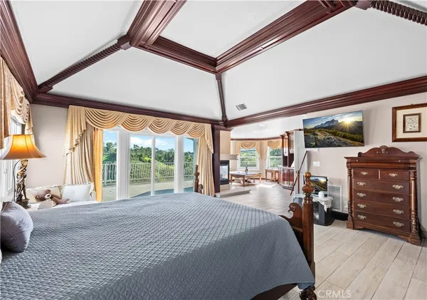 a view of a balcony with furniture