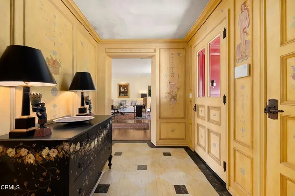 a very nice looking room with a large window
