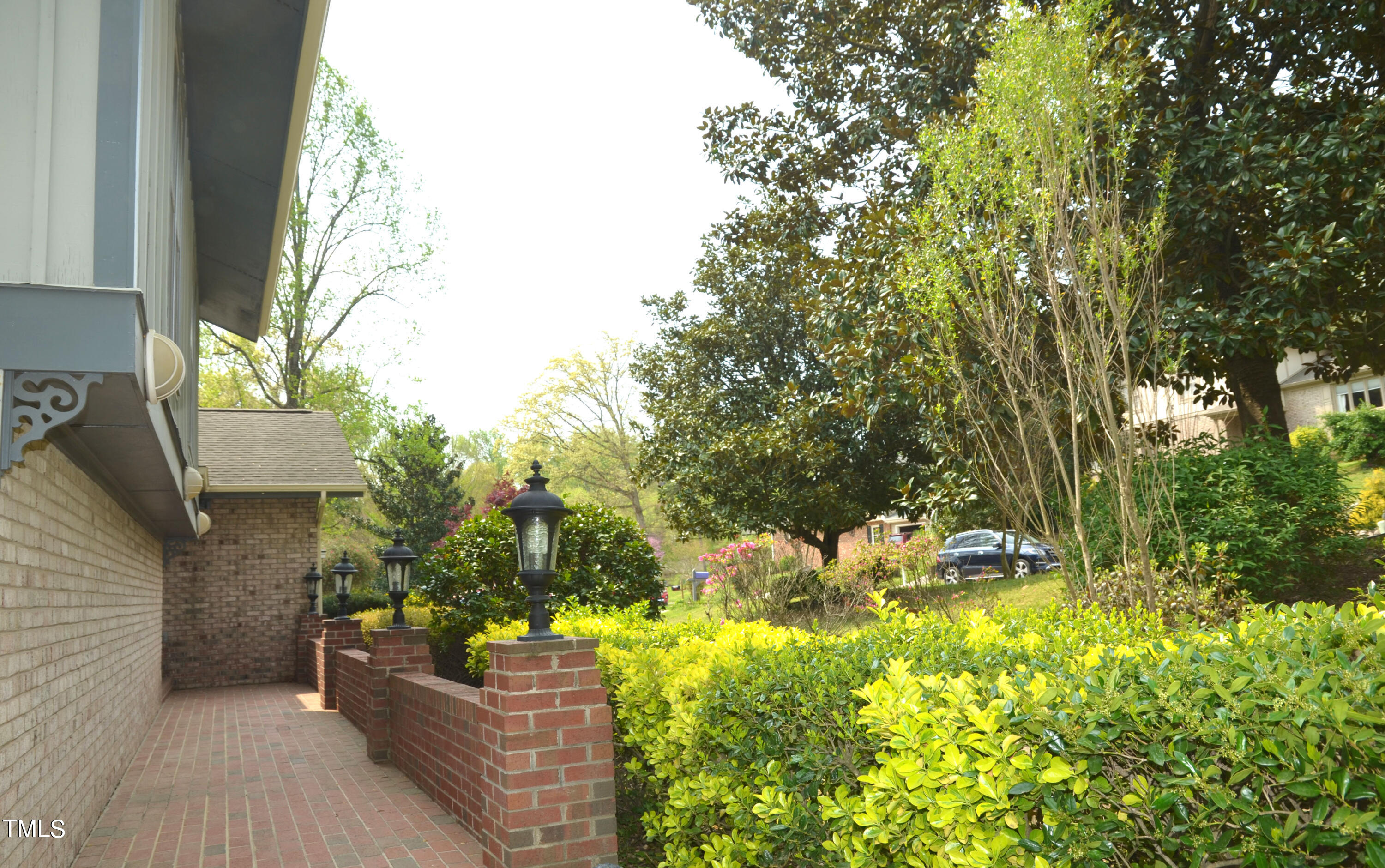 5708 Old Forge Circle Raleigh, NC 27609 - Photo 28 of 31 a view of a backyard with plants