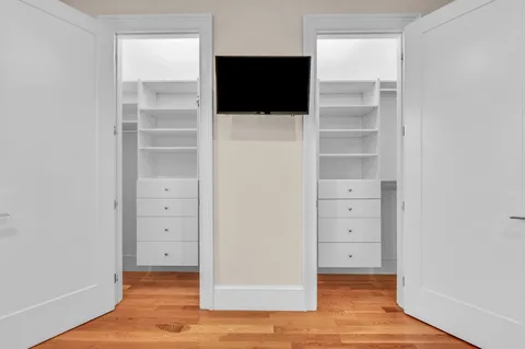 wooden floor in an empty room
