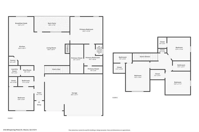 $349,900 | 616 Whispering Pines Drive, Macon, GA 31211