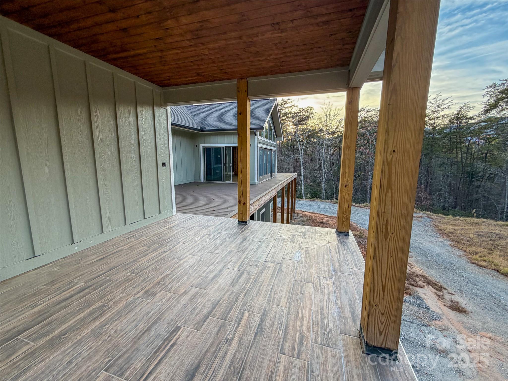 864 Matho Trace Lake Lure, NC 28746 - Photo 24 of 47 a house view with a seating space