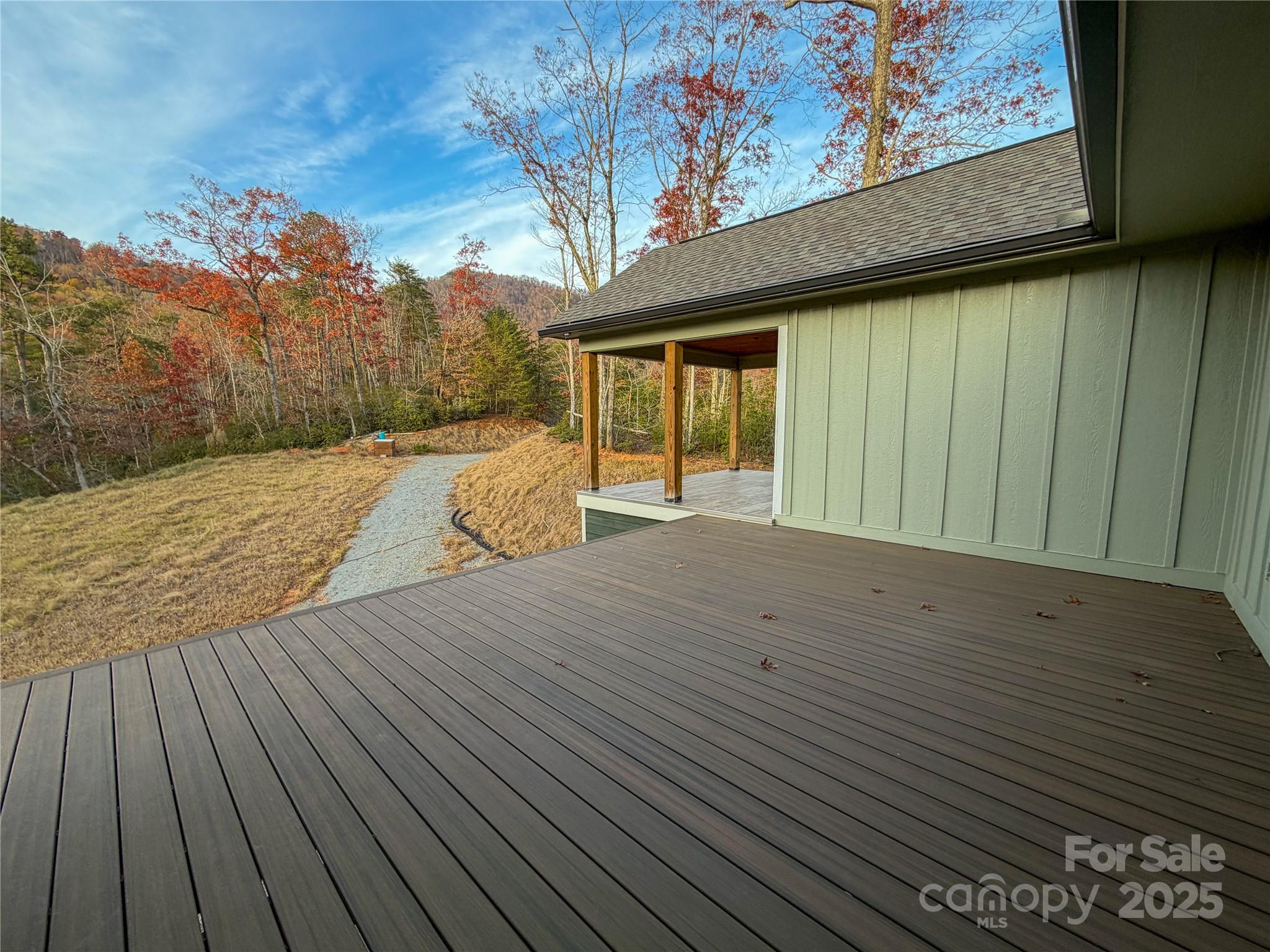 864 Matho Trace Lake Lure, NC 28746 - Photo 4 of 47 a view of outdoor space with wooden floor