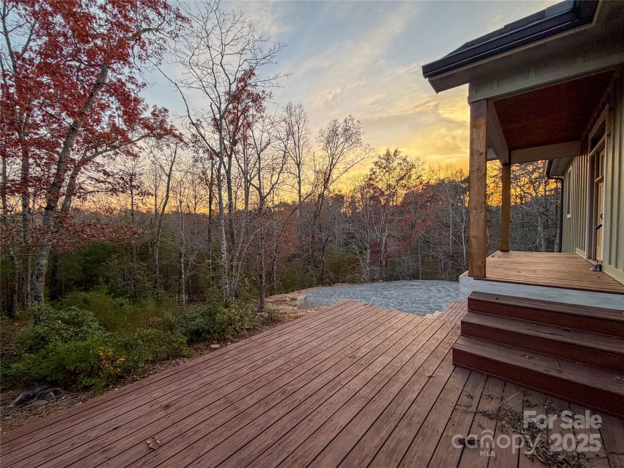 864 Matho Trace Lake Lure, NC 28746 - Photo 41 of 47 a view of outdoor space and deck
