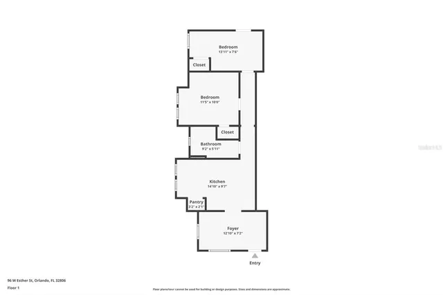 a view of front door