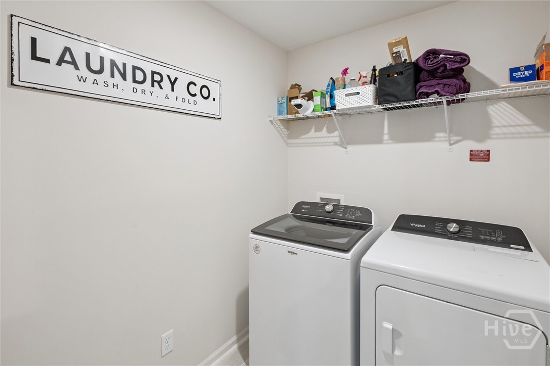110 Ramsey Way Rincon, GA 31326 - Photo 40 of 51 Full Laundry Room (Upstairs)