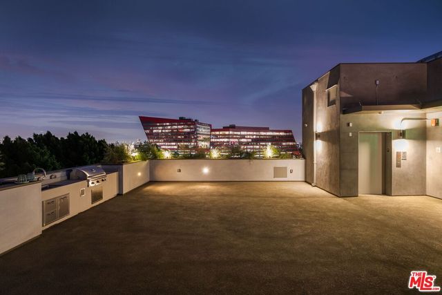 a view of city and utility room