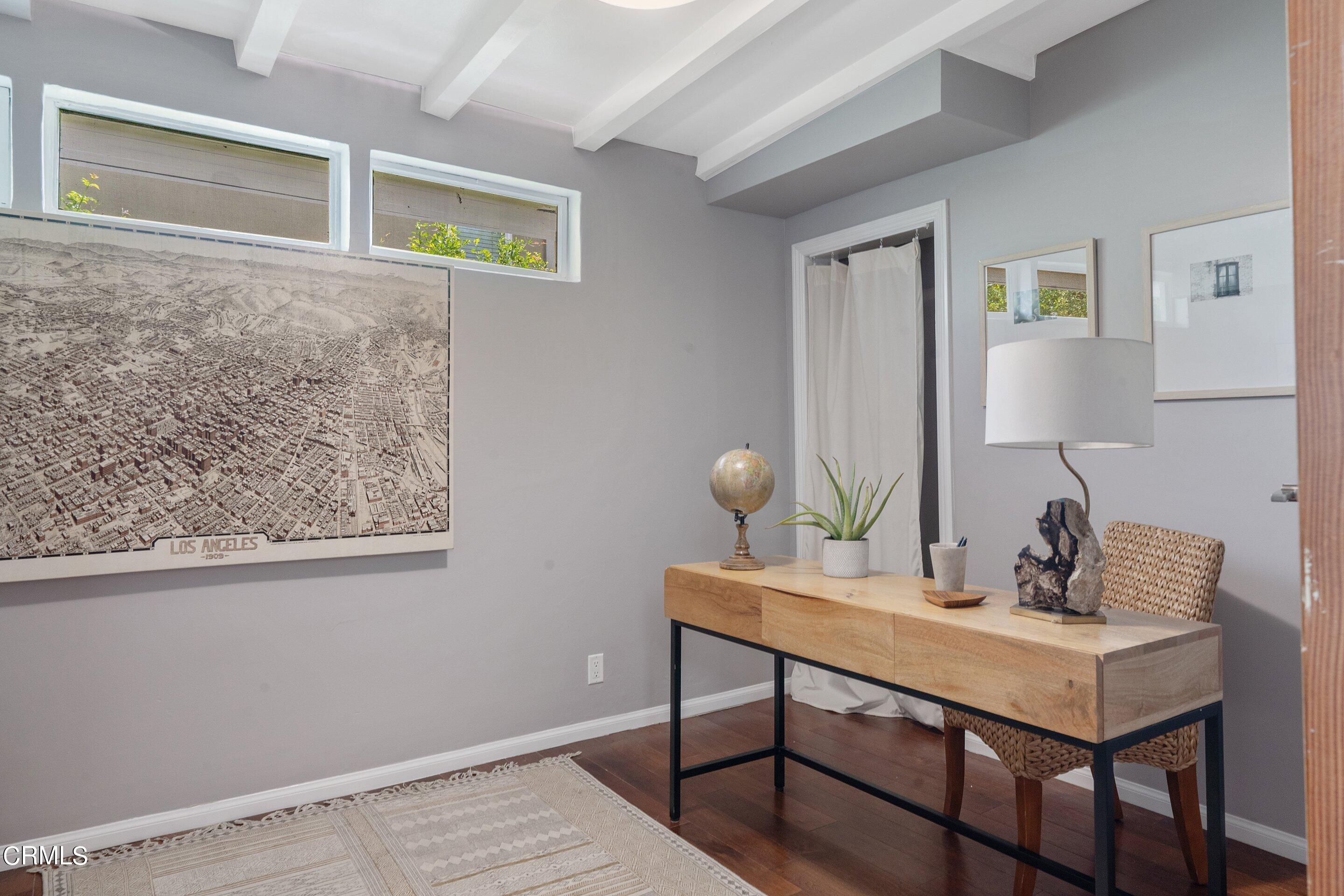 917 Crescent Drive Monrovia, CA 91016 - Photo 20 of 28 a view of a bathroom with a sink and mirror