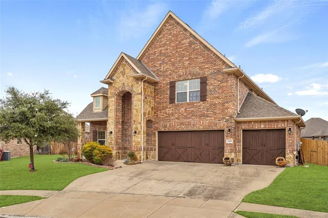 a front view of a building