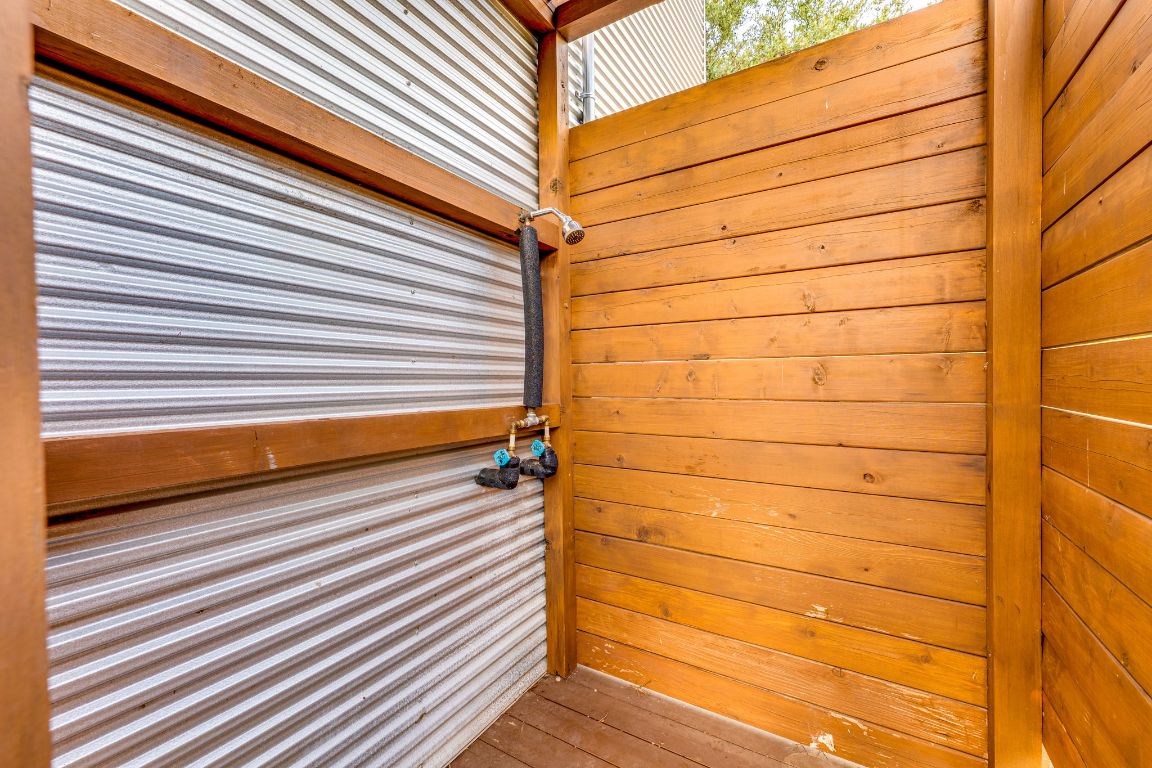 23601 Old Ferry Road, Unit 20 Spicewood, TX 78669 - Photo 33 of 40 a view of a wooden door