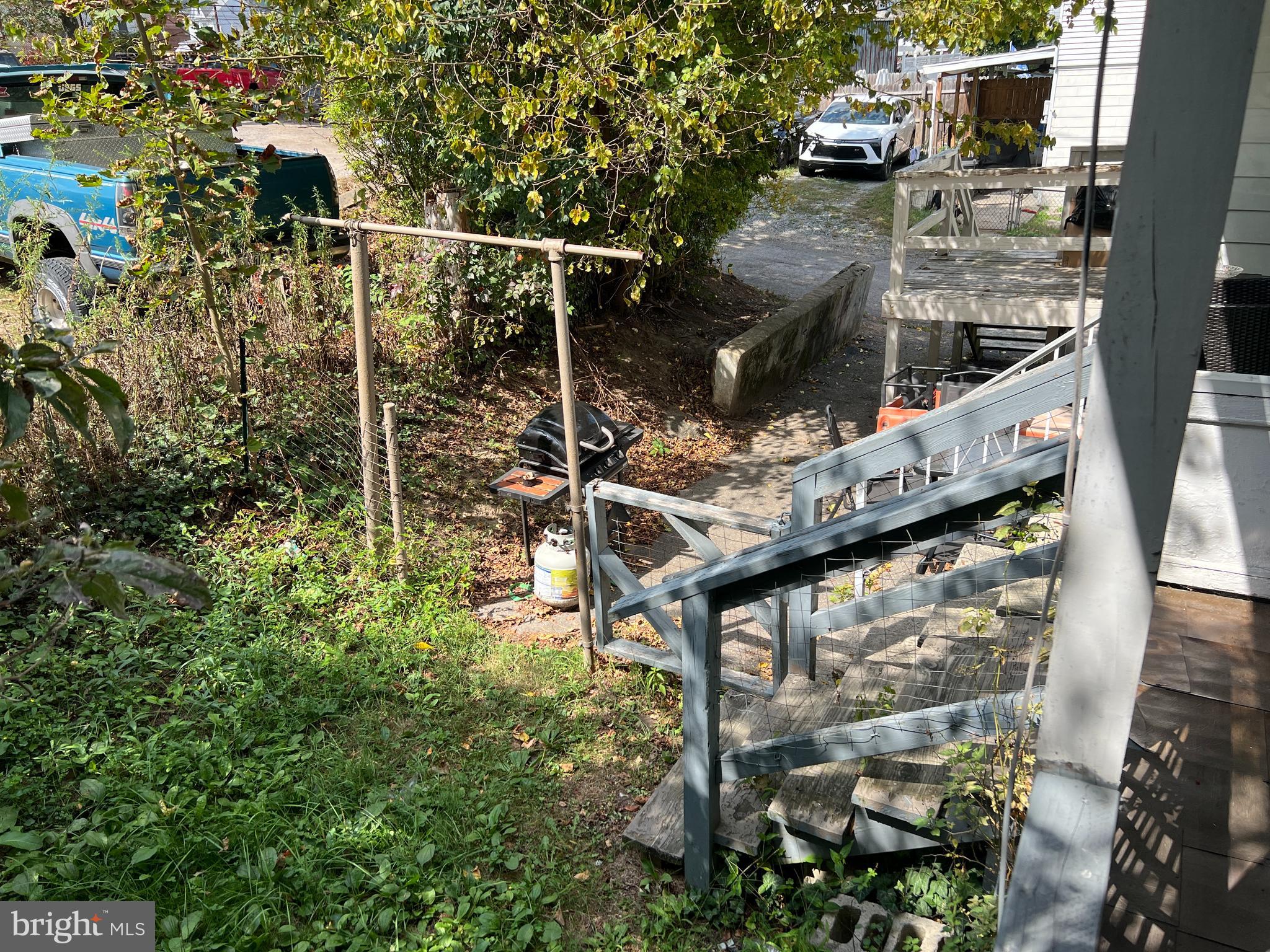 256 5th Street Coaldale, PA 18218 - Photo 35 of 45 Back yard with walkway to road