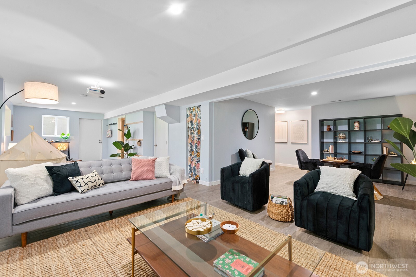 23835 Dockton Road Southwest Vashon, WA 98070 - Photo 7 of 38 a living room with furniture and wooden floor